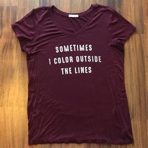 Maurices graphic tee size Large